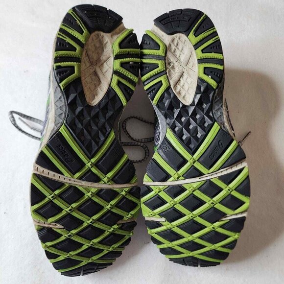 ASICS GEL-Enduro 7 Athletic Shoes Womens Size 8 Low Gray with Green Trim comfort - Picture 7 of 11